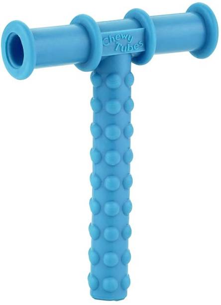 MJ TalkTools Chewy Tube Blue Teether