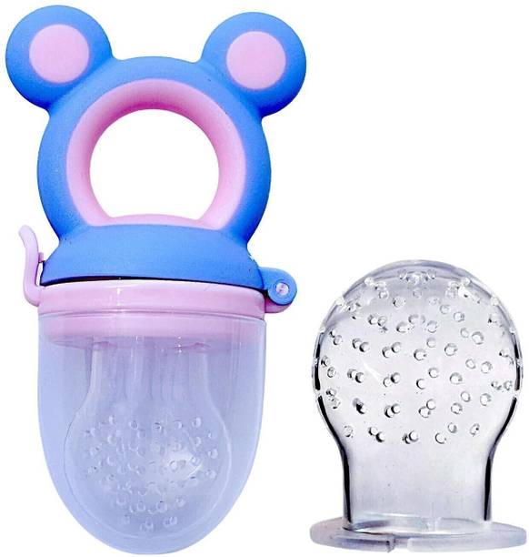 THE LITTLE BUNNY HOP IN STYLE Mickymouse Fruit Feeder with Silicone Nipple, Ideal for Newborn Babies & Infants Feeder