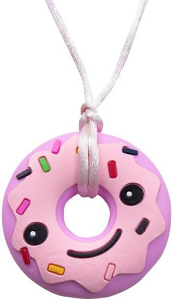 abley's Silicone Donut Chew Necklace for Sensory Needs & Autism - Lavender Teether