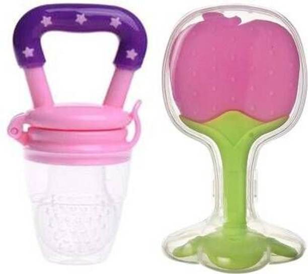 Smiley mia Baby fruit nibbler with fruit shape teether for new born babies & infant Teether and Feeder
