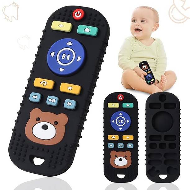 Shreeyogi Teething Toy for Babies 6+Months Silicone Remote Teether