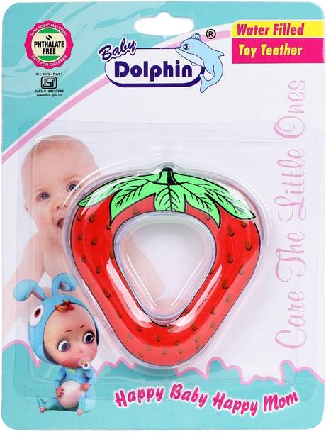 Baby Dolphin Water Teether for Babies, Baby Teething Toy, Cooling Teether, 4m+ Teether