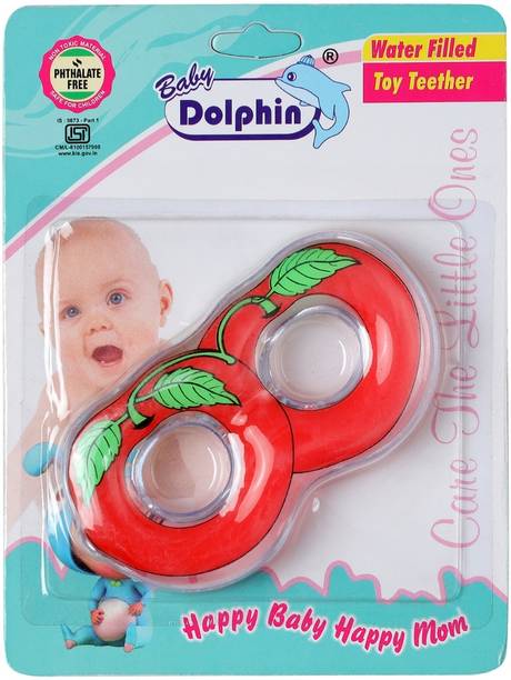 Baby Dolphin Water Teether for Babies, Baby Teething Toy, Cooling Teether, 4m+ Teether