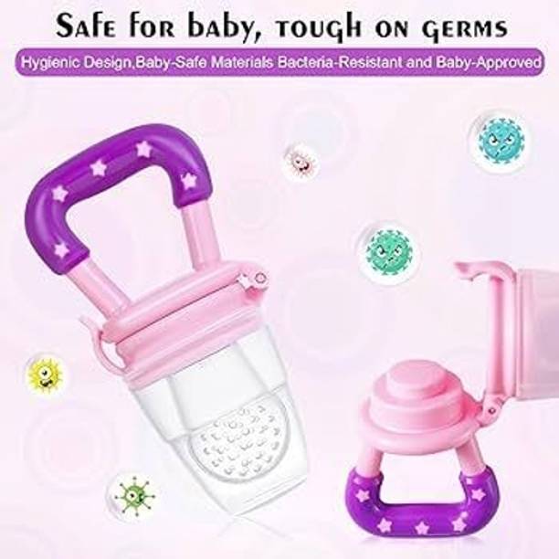 Devika Soft Silicone Baby Feeder, For & Fruit Feeder for 3 to 12 Months Feeder