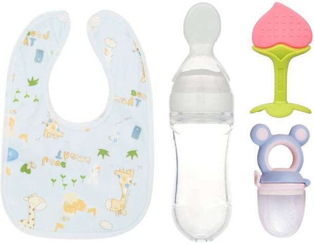 The Cheeky Kidzz 4 Pieces Combo Feeding Set For Your New Born Babies