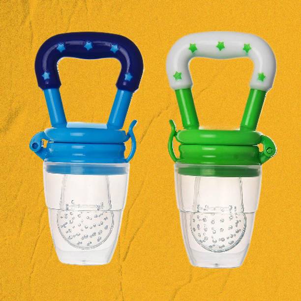 BZILO Pack of 2 Teether and Feeder/multicolor/Baby Product Teether and Feeder M_44 Feeder