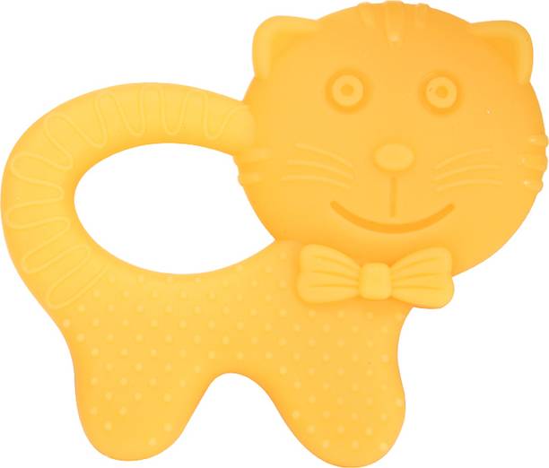 MeeMee Multi-Textured Silicone Teether(Orange) Teether