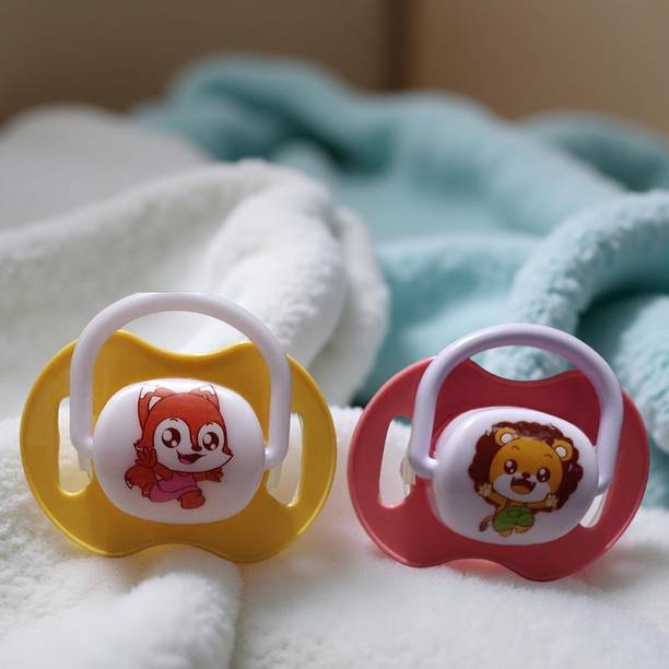 Bachpan Orthodontic BPA-Free Silicone Pacifier | Multi Color Cartoon Comfort Soother 2 Soother