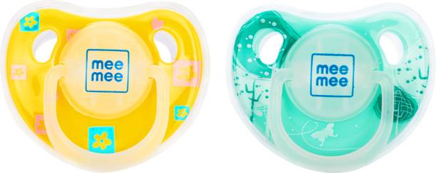 MeeMee Orthodontic Baby Pacifier (Yellow_Green) Soother