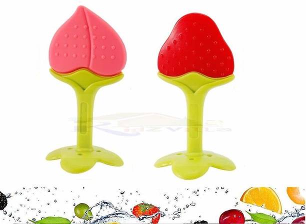 Atipriya Non Toxic Toddler and Infant Baby Tooth Baby Toy Textured Silicone Teether