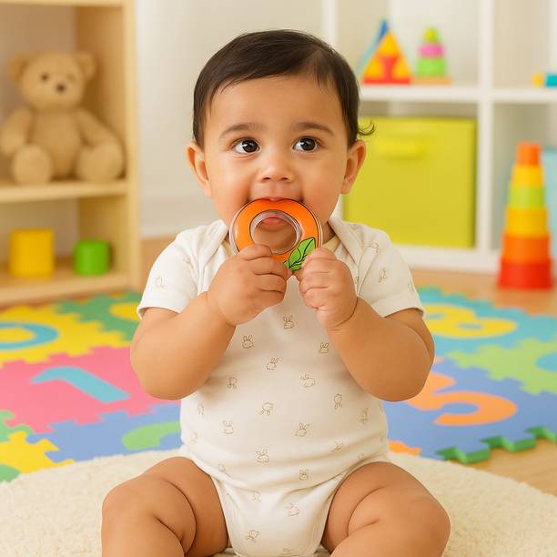 SPEEDFOX Baby Cooling Water Teether – Apple Shape BPA-Free Toy for Teething Pain Relief Teether