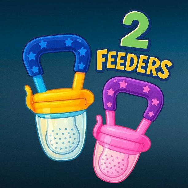 AirSoft First Stage Weaning Tools – 2 Soft Silicone Mesh Feeders for Babies Feeder