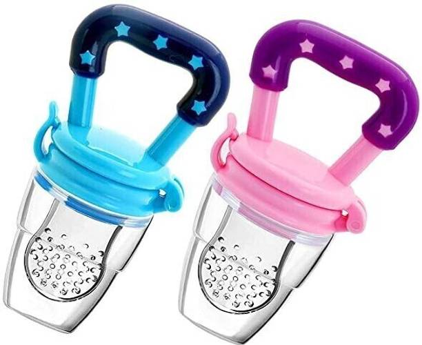 kistapo Food/Fruit Nibbler with Extra Mesh, Soft Pacifier/Feeder, Teether For Baby Feeder