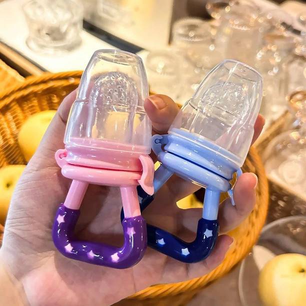 NGSAI baby fruit feeder silicone fresh fruit milk nibbler feeding safe kids nipple  - Silicone