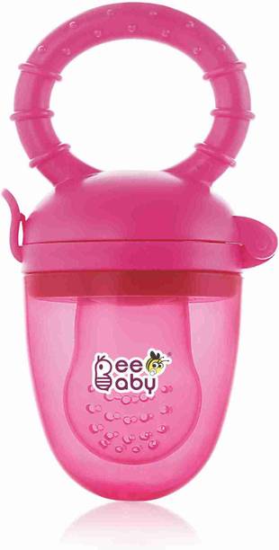 Beebaby Fruttino Silicone Food & Fruit Nibbler, Pacifier for Infants 6M+ Teether and Feeder