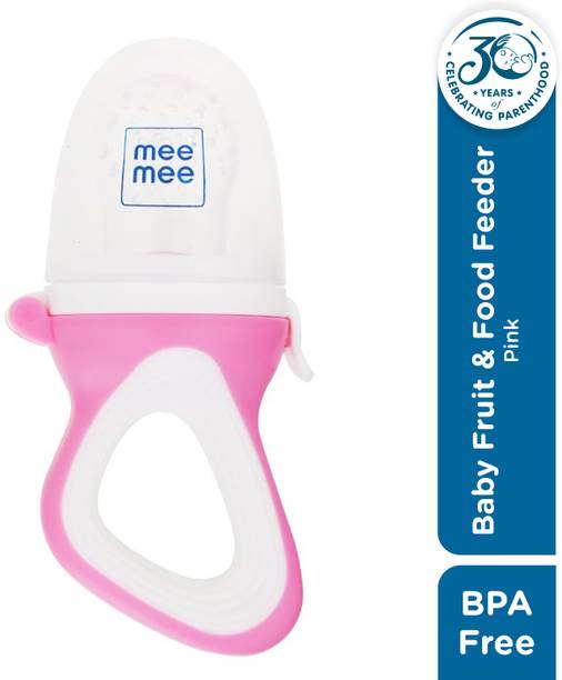 MeeMee Baby Pacifier Fruit & Food Nibbler With Extra Mesh, BPA Free Pacifier Soother, Feeder