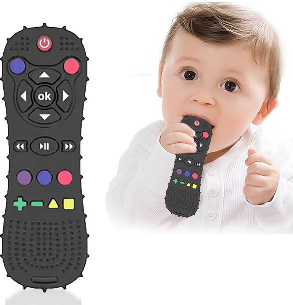 Redvant Remote Silicone Baby Teether for Teething Gums Teether
