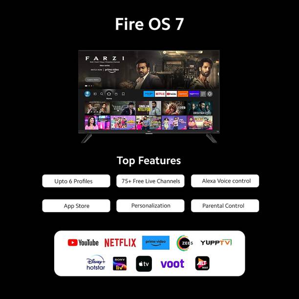 REDMI 80 cm (32 inch) HD Ready LED Smart Android TV 2023 Edition  (L32R8-FVIN)