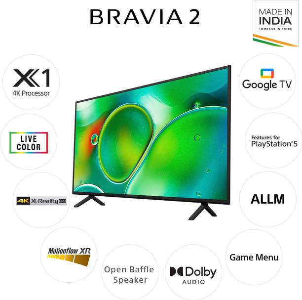 SONY 2 138.8 cm (55 inch) Ultra HD (4K) LED Smart Google TV