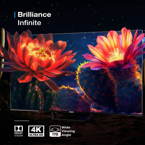 Sansui 190 cm (75 inch) QLED Ultra HD (4K) Smart Google TV Zen Panel Dolby Vision Atmos & Film Maker Mode  (JSW75GSQLED)
