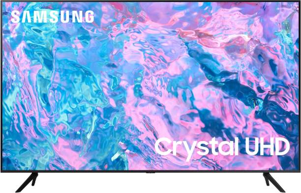 SAMSUNG Crystal 4K iSmart Series 163 cm (65 inch) Ultra HD (4K) LED Smart Tizen TV 2023 Edition with Black (2023 Model)