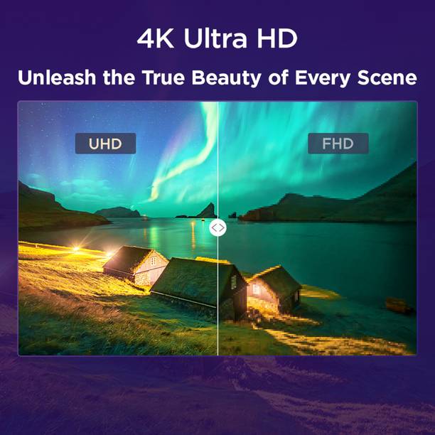 iFFALCON by TCL U65 138 cm (55 inch) Ultra HD (4K) LED Smart Google TV 2025 Edition with MEMC | Dolby Vision-Atmos | HVA Panel & Metallic Bezel-Less