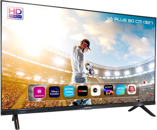 Infinix Y1 Plus 80 cm (32 inch) HD Ready LED Smart Linux TV 2024 Edition with Jio Cinema/ Hotstar/ Prime Video/ Youtube/ Zee5/ SONY liv  (32Y1 Plus)