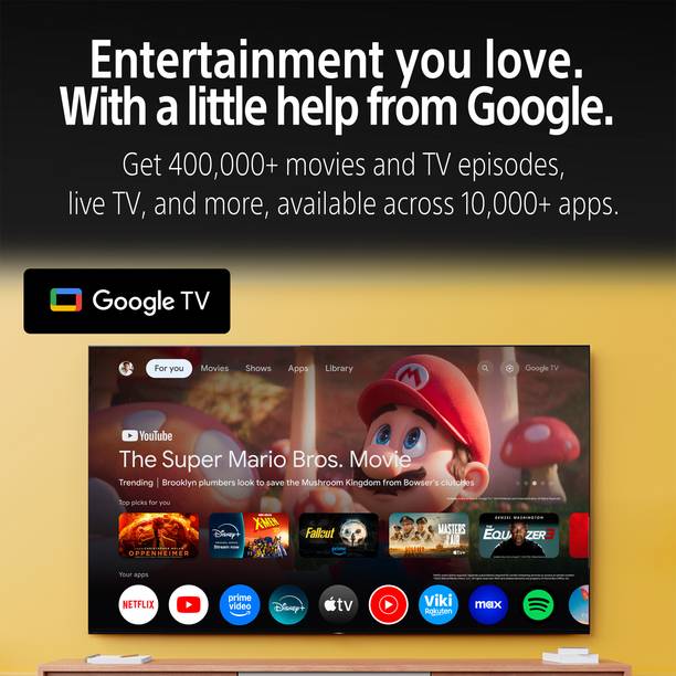 SONY BRAVIA 2 II 138.8 cm (55 inch) Ultra HD (4K) LED Smart Google TV 2025 Edition