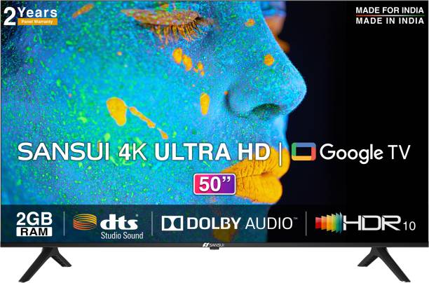 Sansui 127 cm (50 inch) Ultra HD (4K) LED Smart Google TV 2023 Edition