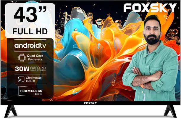 Foxsky 109 cm (43 inch) Full HD LED Smart Android TV