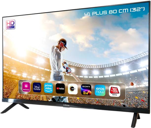 Infinix Y1 Plus 80 cm (32 inch) HD Ready LED Smart Linux TV 2024 Edition with Jio Cinema/ Hotstar/ Prime Video/ Youtube/ Zee5/ SONY liv  (32Y1 Plus)