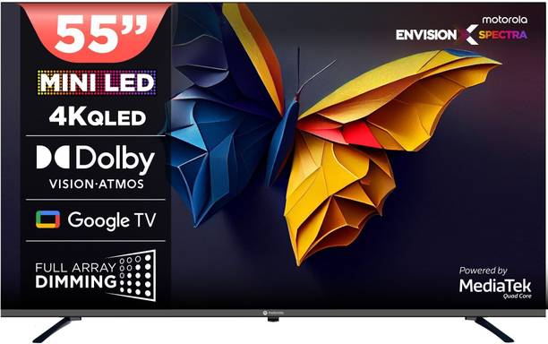 MOTOROLA 140 cm (55 inch) Ultra HD (4K) Mini LED Smart Google TV with Edition with Dolby Vision & Dolby Atmos