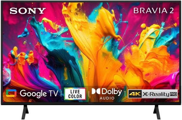 SONY Bravia 2 125.7 cm (50 inch) Ultra HD (4K) LED Smart Google TV 2024 Edition (K-50S20B)