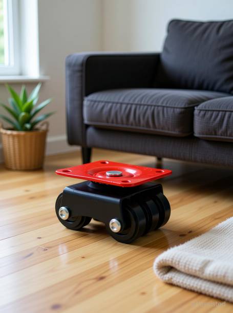 Vrushti 6 wheel Heavy Duty Caster Wheels with 360 Degree Industrial Furniture Caster