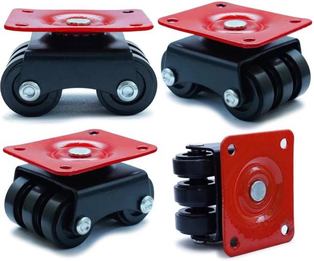 Vrushti 6 wheel Heavy Duty Caster Wheels with 360 Degree Industrial Furniture Caster