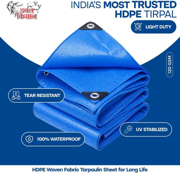 Double Kissan 6FTX6FT-120-B Tent - For Warehouse, Construction, Poultry, Farm Use, Vehicle & Rain Cover
