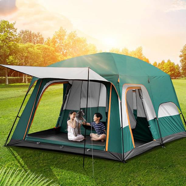 KriShyam ® 5-12 Person Camping Tent for Adults Waterproof Largest Camping Family Tent - For Travelling, Trekking, Picnic, Camping & Hiking