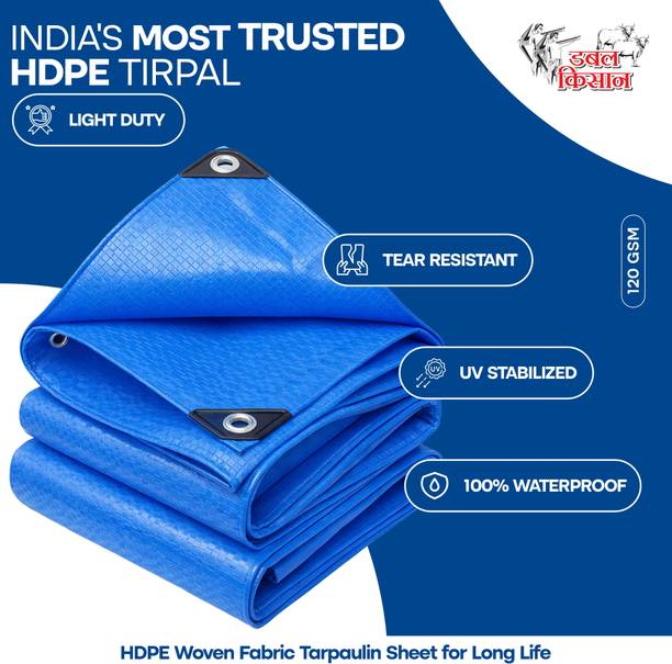 Double Kissan 8FTX8FT-120-B Tent - For Warehouse, Construction, Poultry, Farm Use, Vehicle & Rain Cover