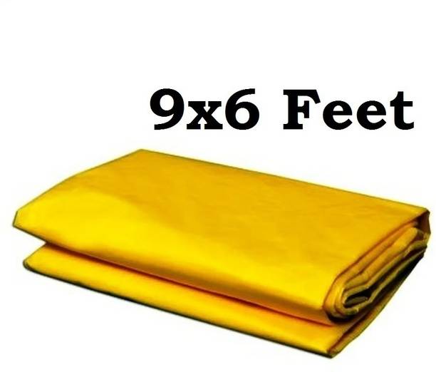 GrahLogy 9x9 Supreme Original Tarpaulin Sheet Waterproof Tirpal Tripal Tent - For Camping, Construction, Tent, Truck Cover, Farmhouse, Cement Cover, Bike Cover, Pickup Cover