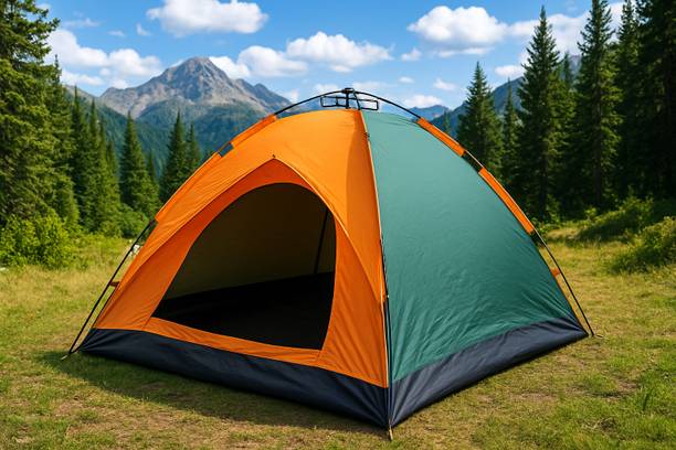 KriShyam ® Portable Waterproof Camping Tent for 2-Persons–Outdoor Hiking & Travel Shelter Tent - For Camping & Hiking Trips – Perfect for outdoor explorers and trekkers.