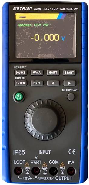 Metravi 709H mV mA Loop Calibrator with HART Communication, high accuracy 0.01% Thermal Imager