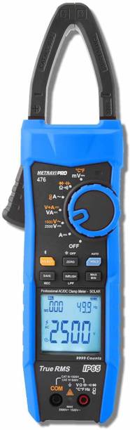Metravi PRO 476 T-RMS AC/DC Clamp Meter - for Solar - 9999 digits, 35mm Ultra-thin Jaws Thermal Imager