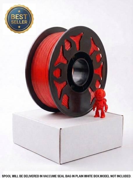 WOL 3D PLA PRO+ | CANDY RED | 1.75mm 3d Printer Filament |1kg Spool|Fits FDM Printer Extruder