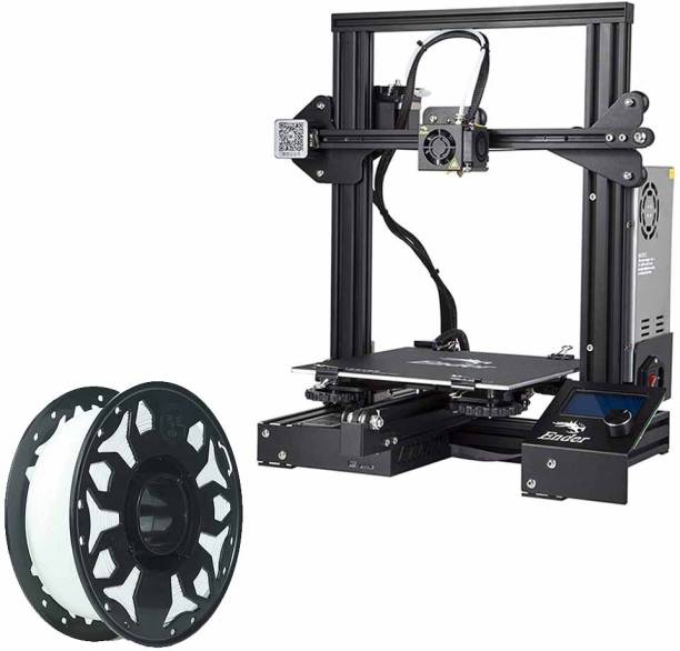 WOL3D Creality Upgraded Ender 3 with Original With Daily White PLA 3D Printer 3D Printer