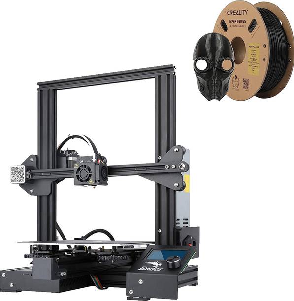 WOL3D Creality Upgraded Ender 3 with Original With Black PLA 3D Printer