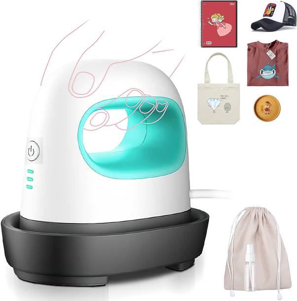 ARKZO Mini Heat Press Machine Portable Hot Press for T Shirts, Pillows, Hats, Shoes 3D Printer