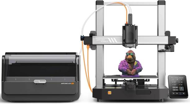 Anycubic Kobra 3 Combo, Multi Color 3D Printer Up to 4 Stunning Rainbow Colors 3D Printer