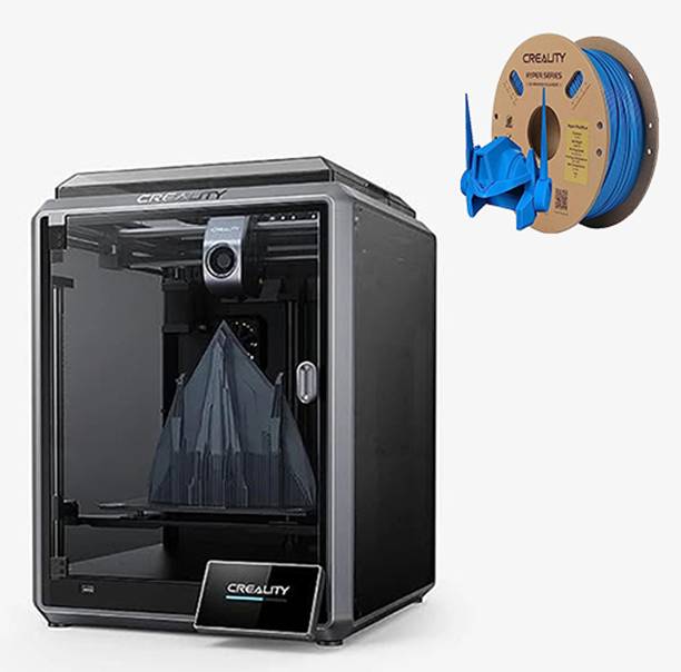WOL3D Creality K1 Max Fast 3D Printer AI Speedy 3D Printer With Red Hyper PLA 3D Printer