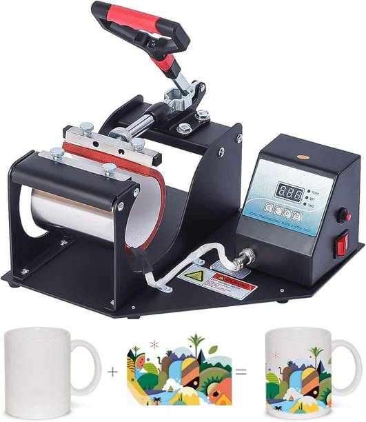 Motivatebox Mug Heat Press Machine for Custom Printing, Digital Control, Perfect for Mugs 3D Printer