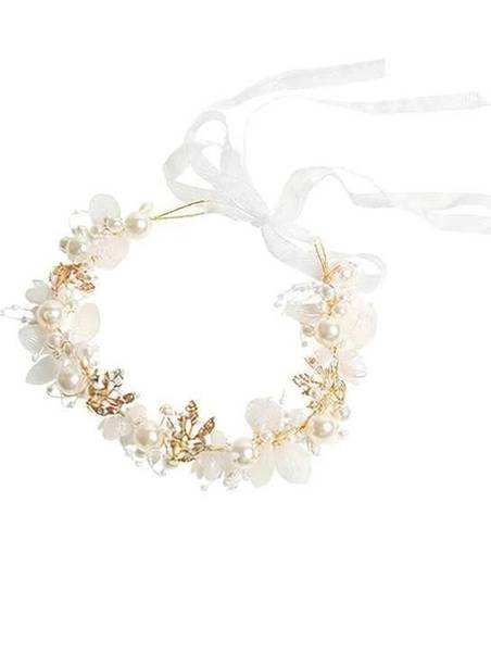CYPAT Elegant Pearl Tiara for Girls – Party, Birthday, Wedding & Princess Crown C Hair Band